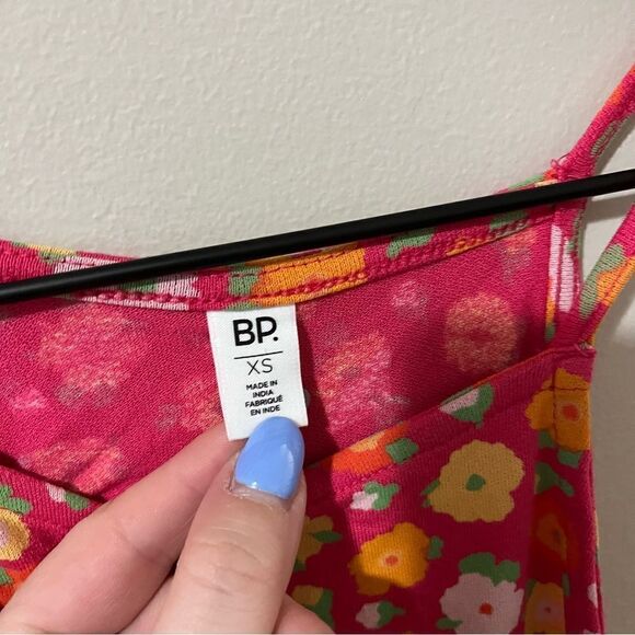 BP PRINT KNIT MINIDRESS IN PINK SALLY RETRO FLORAL - Picture 11 of 13